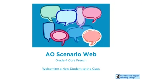 Welcoming a New Student to the Class - AO Scenario - (A1) G4-CF