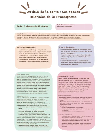 Au-delà de la carte : Les racines coloniales de la Francophonie