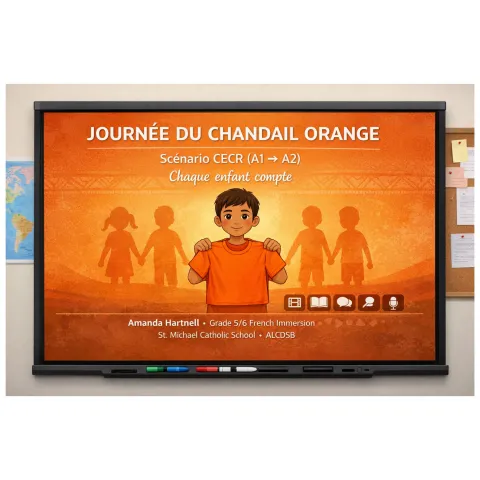Cycle CECR : La Journée du chandail orange (A1-A2)