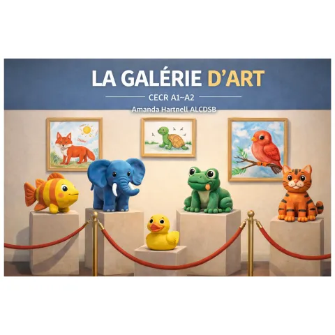 Cycle CECR : La galerie d’art (A1–A2)