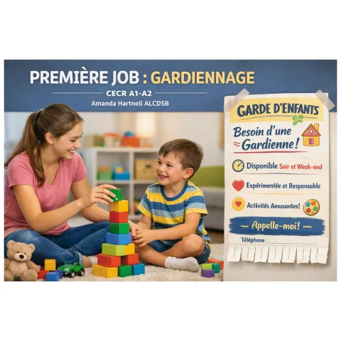 Cycle CECR : Première job – Gardiennage (A1–A2)