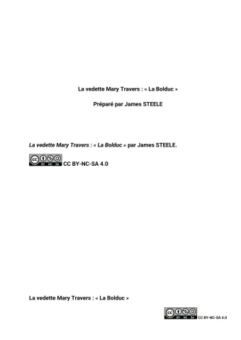 La Bolduc (film, 2018) - La première vedette québécoise de la classe ouvrière