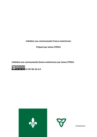 Initiation aux communautés franco-ontariennes