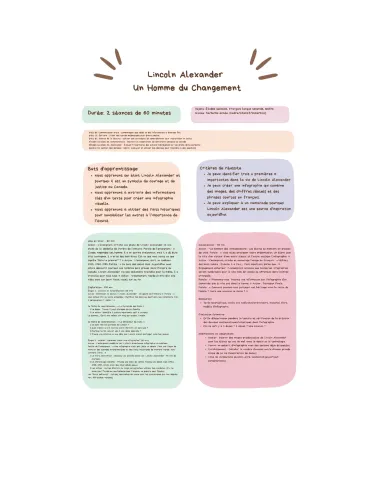 Lincoln Alexander  Un Homme du Changement