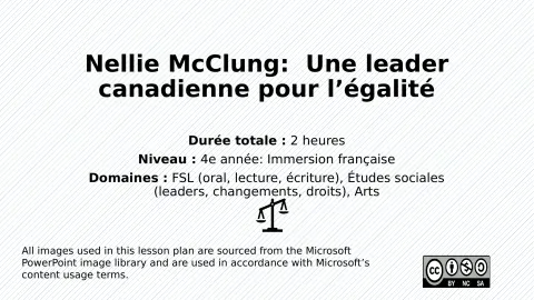Nellie McClung : une leader canadienne pour l’égalité