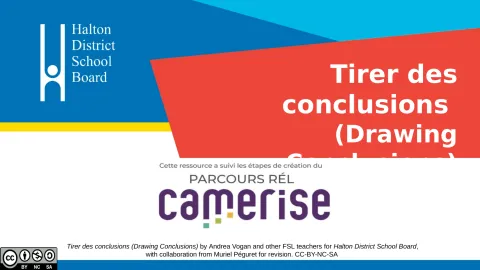 Organisateur graphique Faire des conclusions 